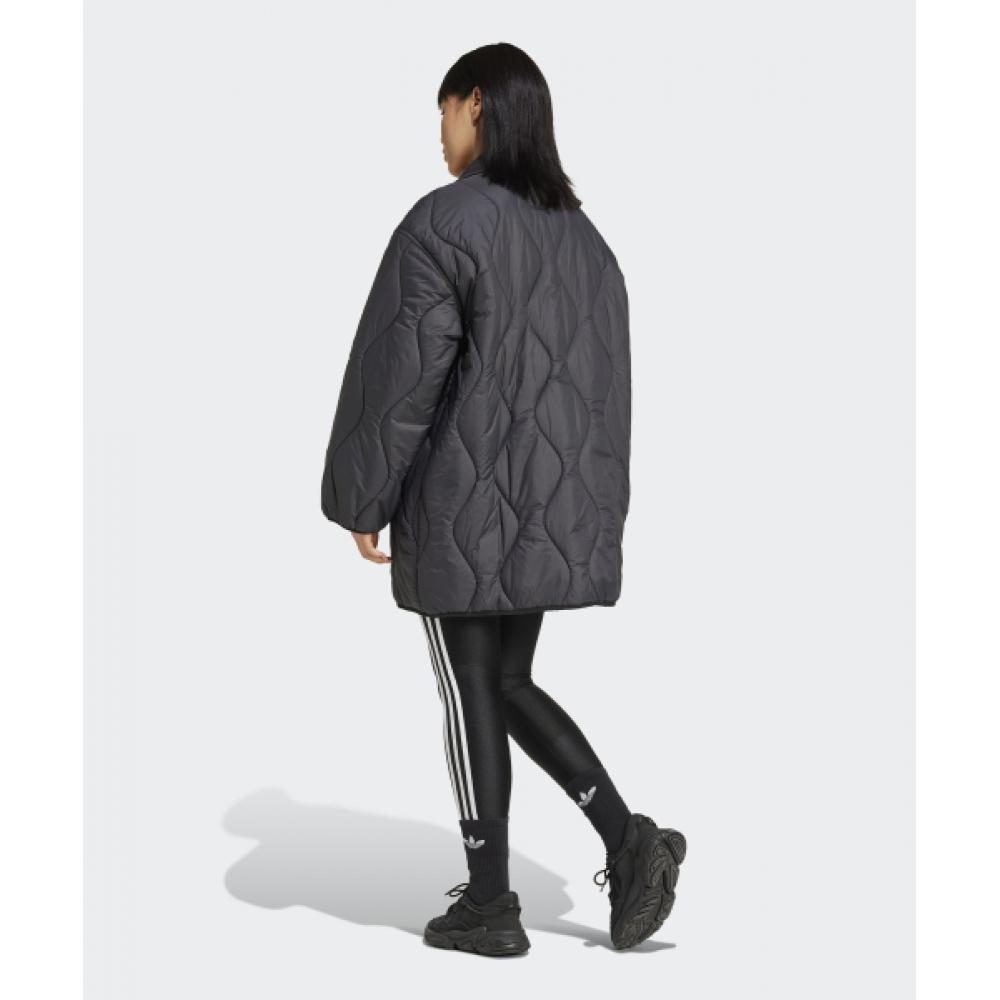 Adidas Quilted Mid Jacket   Black Iw5862