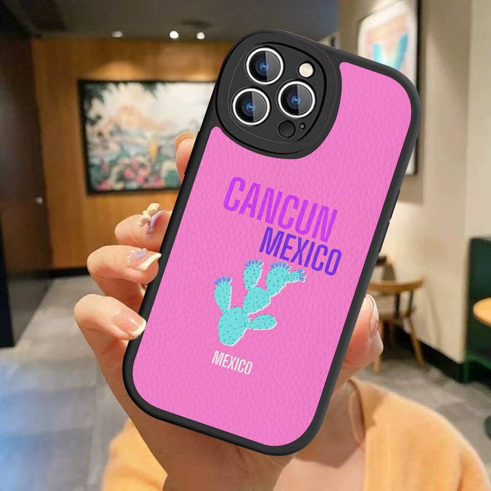 

Bali Ibiza Capri Bondi Palm For Phone Case For IPhone 16 15 14 13 12 11 Pro Max Plus Leather Cover iphone 12pro