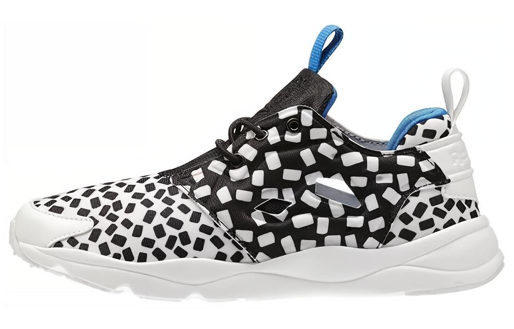 Reebok Furylite Low top Casual Running Shoes Women's White Black Blue V69634