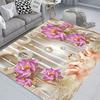 New Vintage Flower Pattern Carpet Home Decor Living Room Carpet Sofa Coffee Mat Washable Non-slip Bath Kitchen Bedroom Floor Mat