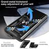 Armor Ring Stand Funda For Xiaomi 15 15Pro 5G Case Shockproof Slide Lens Protect Phone Cover for Xiaomi15 Pro Car Magnetic Funda