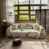 One-Piece Summer Sofa Towel Full Covered New Chinese Style Chinese Ink Style Plum Blossom Breathable Cushion Sofa Mat Cover Cloth