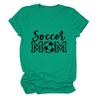 Soccer Mom European and American Crew Neck Women's Casual Loose Short-sleeved eBay Foreign Trade Spot Large Size Comfortable T-shirt