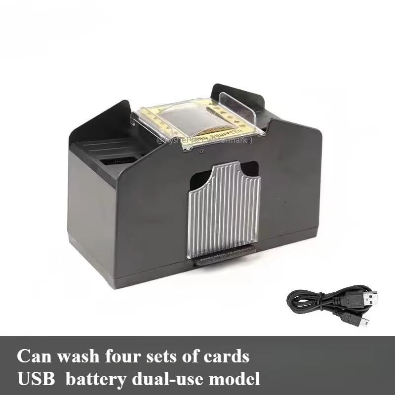 Mescolacarte Automatico Distributore di Carte da Gioco Macchina Mescolacarte Mescolacarte da Casinò per UNO Blackjack Texas Hold'em Carte da Poker