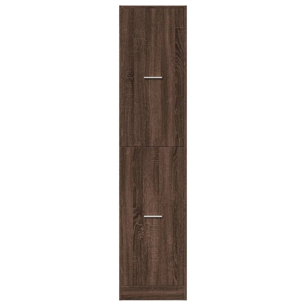 Apothecary Cabinet in Oak Look 40 x 41 x 174.5 cm Particleboard