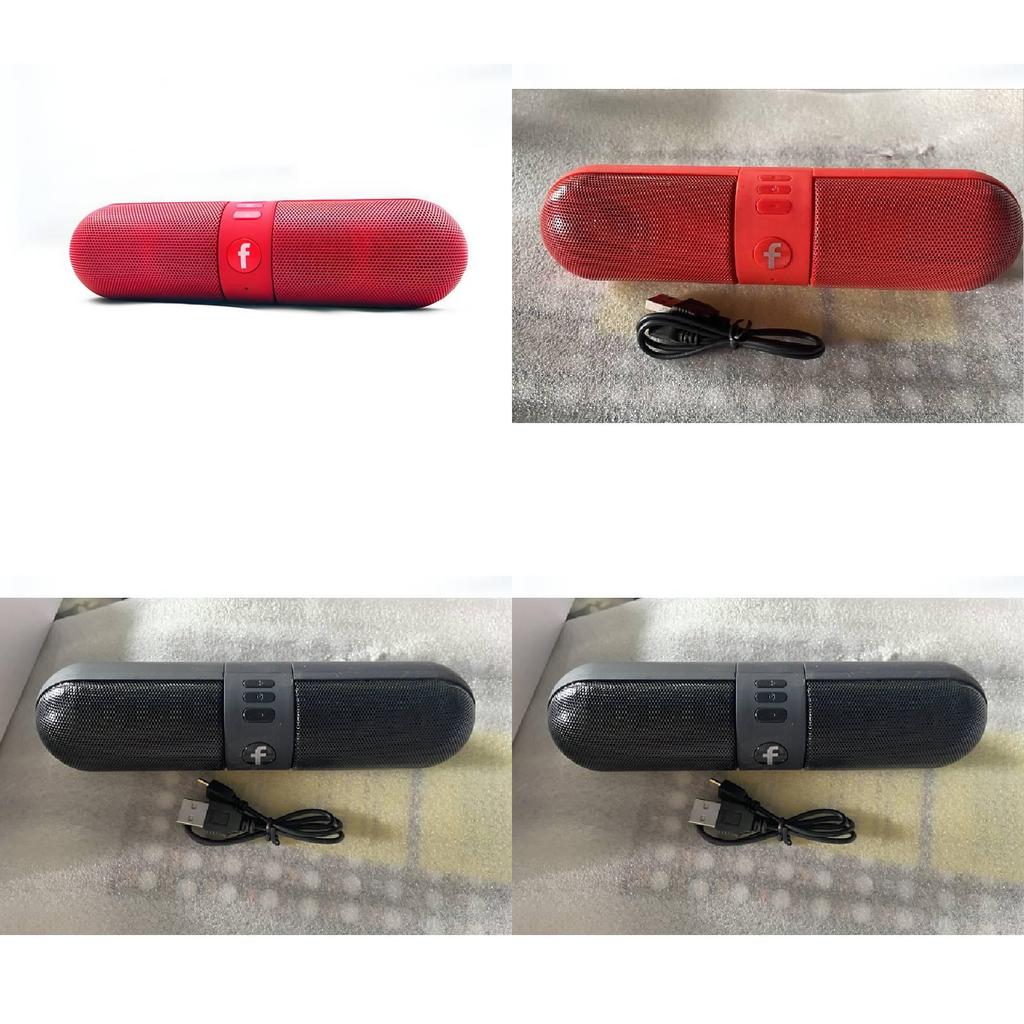 Capsule Pill Bluetooth Speaker With Wireless Card Support Portable Outdoor Audio Device