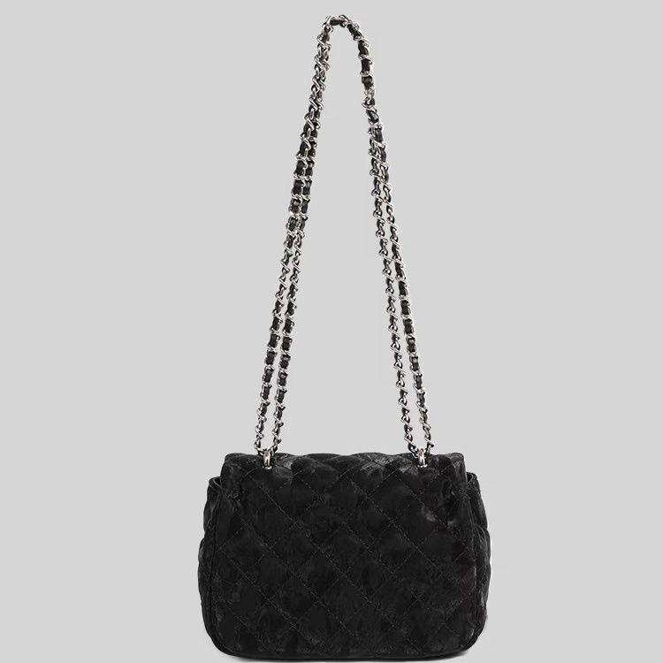 IELGY Ladies Messenger Bag Diamond Chain Small Square Bag