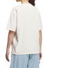 adidas Originals Graphic Comfortable Casual Simple Versatile Moisture-Wicking Short Sleeve T-Shirt Women Tops Pink White KB8958