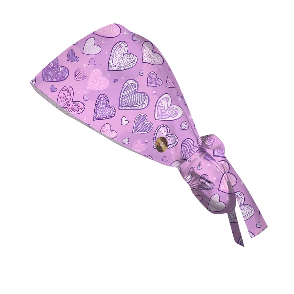 Fashionable  Print Work Cap, Casual Women's Ponytail Cap, Wash Cap, Baotou Cap