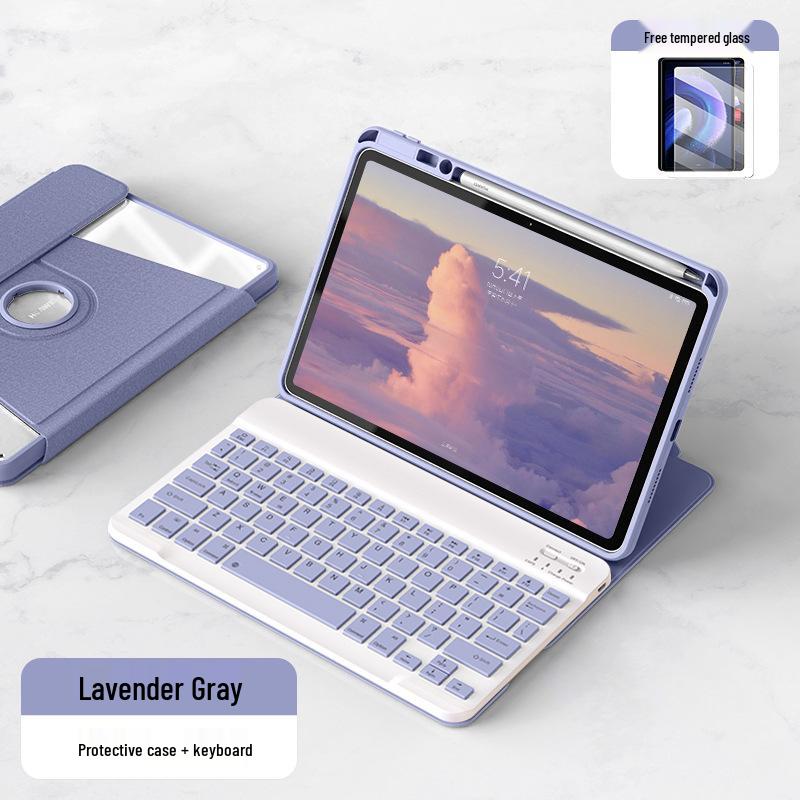 360° otočné pouzdro s klávesnicí a slotem pro pero pro Huawei MatePad Pro 10.8