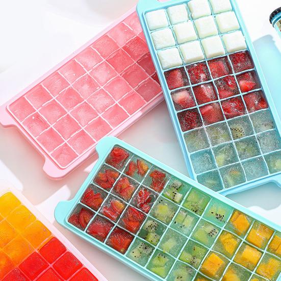 Silicone Mold Odorless Removable Lid Mold Silicone Honeycomb Ice Cube Tray for DIY