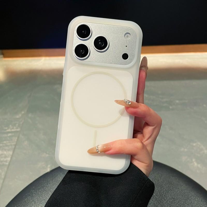 Matte for  Magnetic Case for For Iphone 17 16 1 Pro Max Candy Color Skin Feel Wireless Charging Soft Silicone Cover