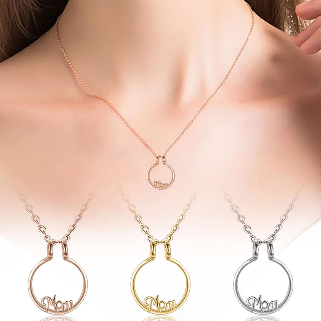 Ring Necklace Ring Holder Necklace For Women Ring Pendant Jewelry Gifts