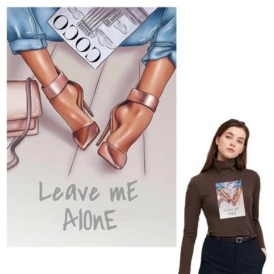 Patch Iron On Fashion Woman Style Patches Heat Transfer A-Level Washable T-Shirt Jeans Stickers New Design Thermal Sticker Patch