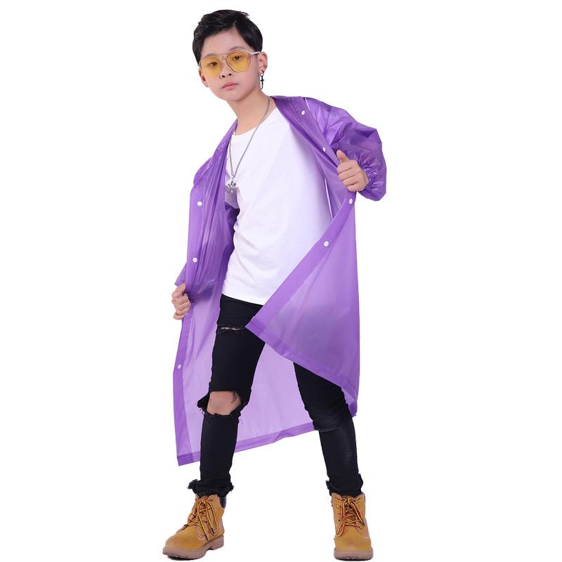 

Thickened non-disposable eva raincoat portable adult men and women travel outdoor waterproof long full body poncho thick one size fits all