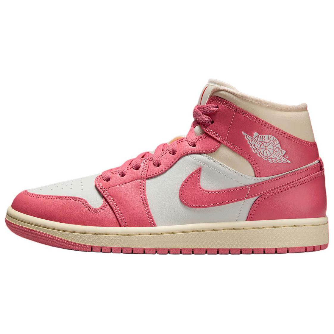 

Женские кроссовки Air Jordan 1 Mid Guava Ice Розовый Парусный Розово-Соленый BQ6472-109 39
