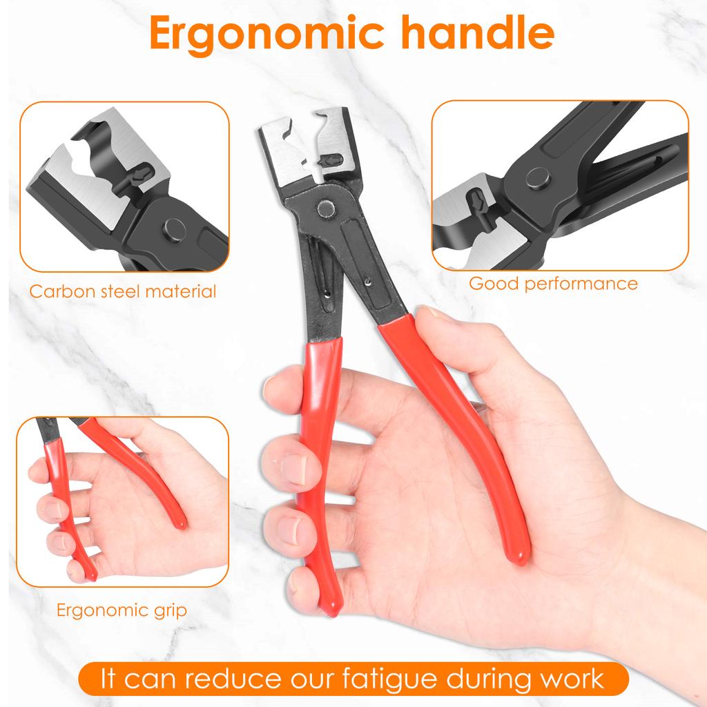 21Pcs Carbon Steel Hose Clamp Pliers CV Boot Clamp Pliers Tool With 20 Clip for Automotive Repair and Maintenance Clamp Pliers