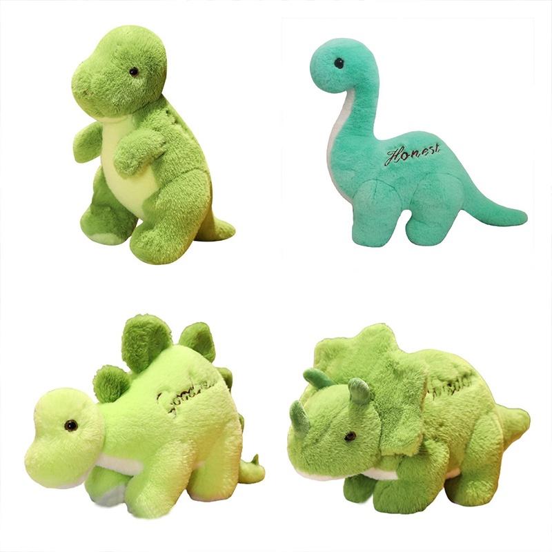 Jurassic Dinosaurier Park Plüschtier Grüner Stegosaurus Dreieckiger Drache Tyrannosaurus Rex Cartoon Stofftier