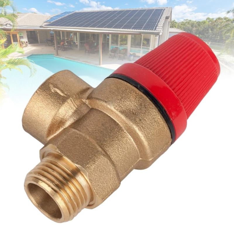 Practical DN15 Membrane Safety Valves 1/2 Inch Brass Pressure Relief Valves Accessory for Water Oil and Gas Rating