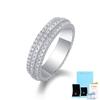 S925 Silver Movement Ring Moissanite Ring