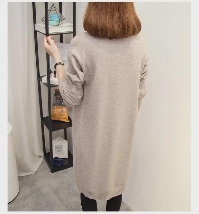2024 Women's Knitted Cardigan: Loose, Lazy Style Sweater for Spring & Autumn