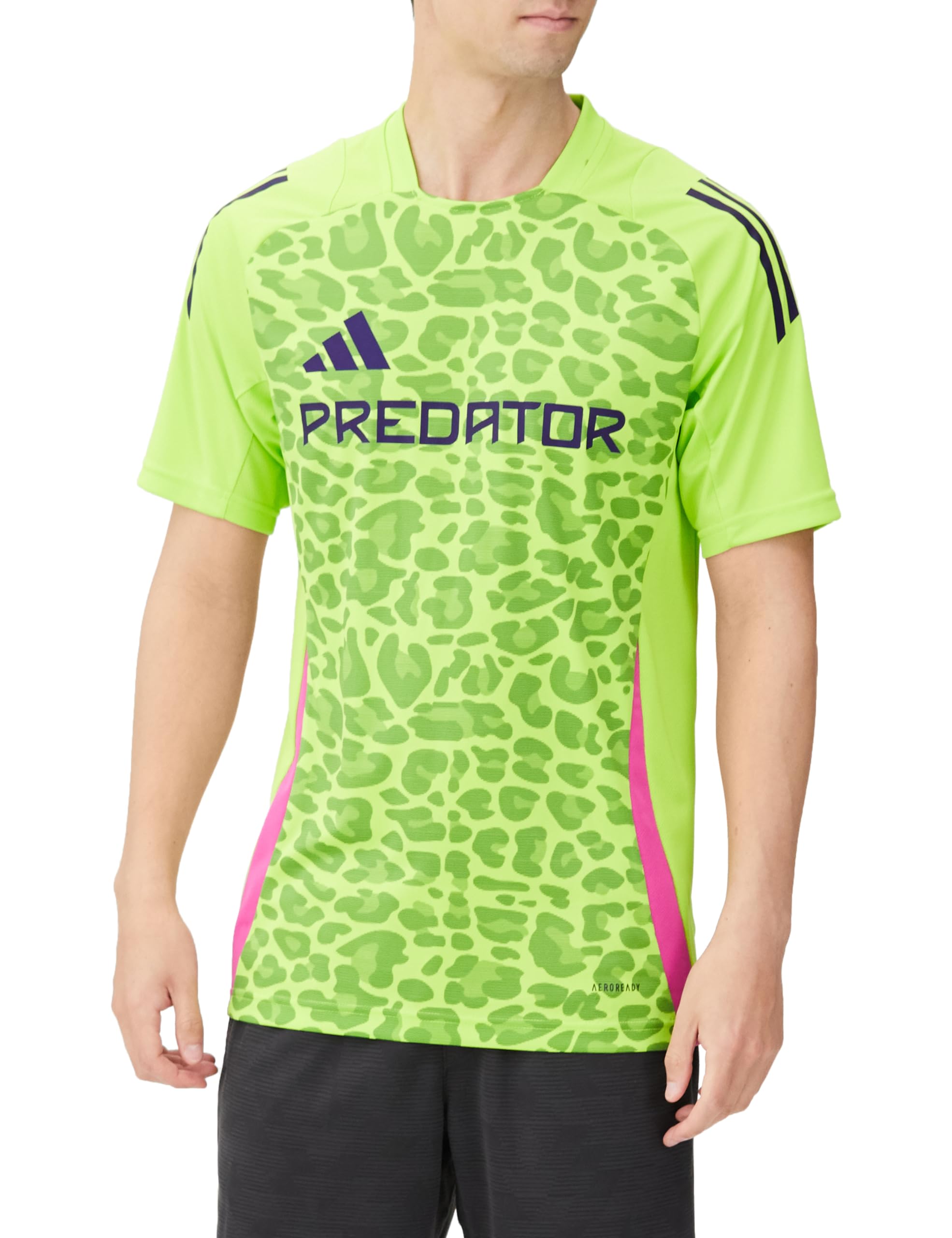 

Тренировочная футболка Adidas Generation Predator Slime с коротким рукавом, футбольная, размер мужской JTS92, полусолнечная (IT4823), Футболка, J/XL