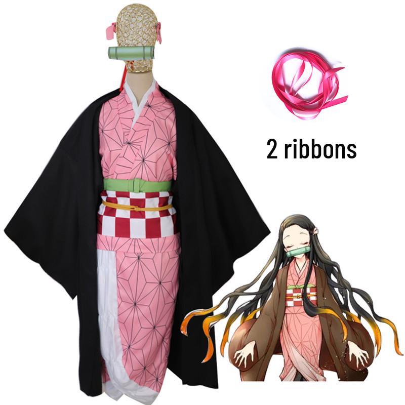 Demon Slayer Cosplay Costume for Tanjiro, Nezuko, Zenitsu, and Giyu
