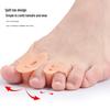 Three-Hole Toe Separator: Thickened Arch Support, Shock-Absorbing Massage Insole for Forefoot and Soft Bunion Correction