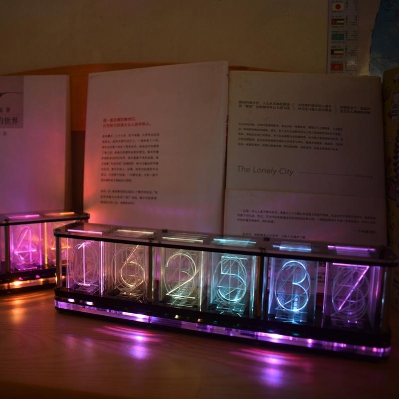 Upgraded Circuit Board Electronic Circuit Board Easy Installation Tube Clock Part Suitable for Digital Tube Desk Clock