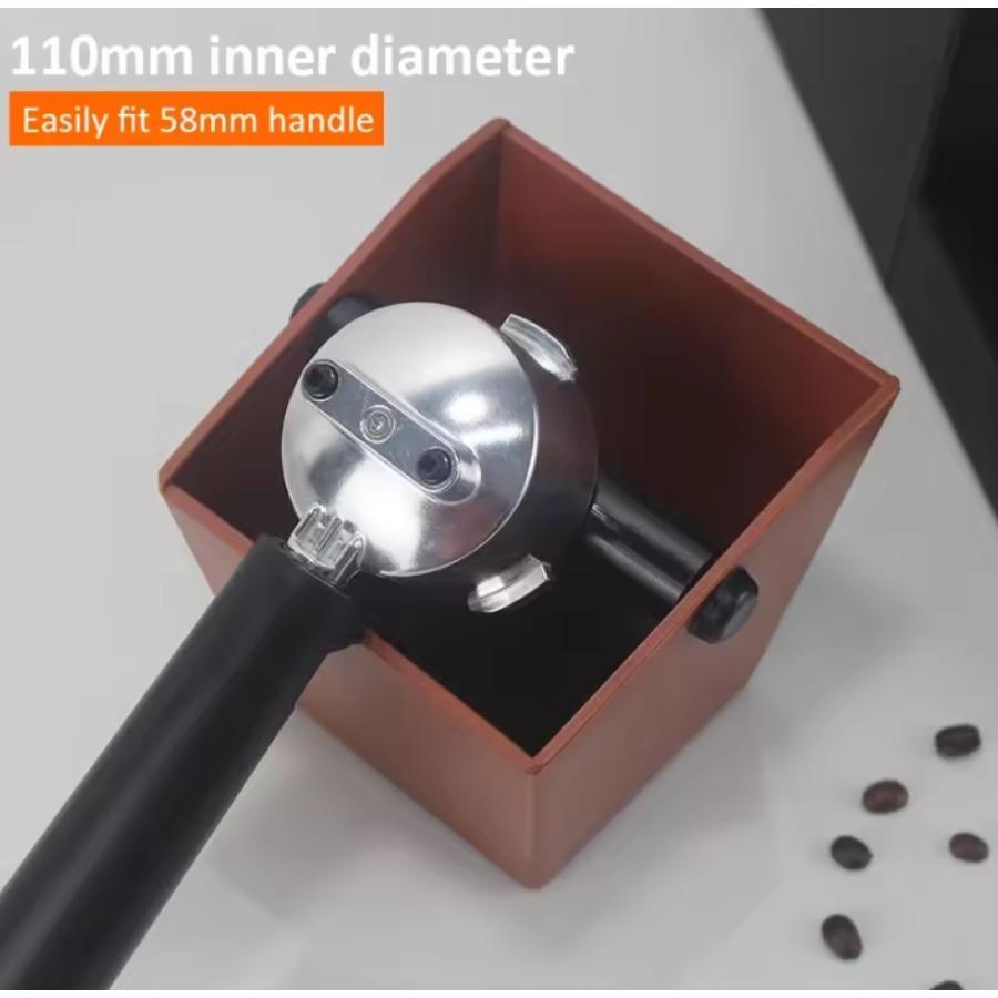 Coffee Knock Box Dump Bin Bucket 800ML Anti Slip Espresso Grounds Container Coffee Grind Bin Home Waste Bin Coffee Accessories