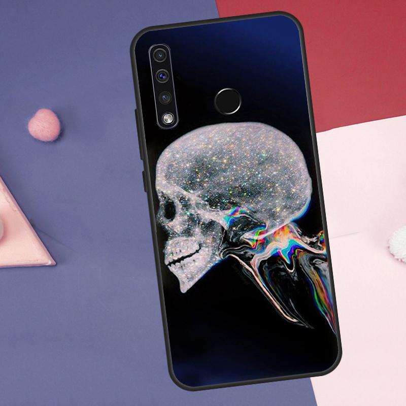 Skull Trippy Octopus Case For Huawei Nova Y72 Y73 Y70 Y90 Y60 Y61 Y91 12s 12i 11i 8i 9 10 SE P30 P40 Lite P60 Pro