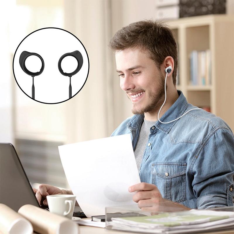 Anti-Lost Strap For Galaxy Buds FE Earbuds Strap Earphones Holder Rope Cable Headset Silicone Neck String Lanyard