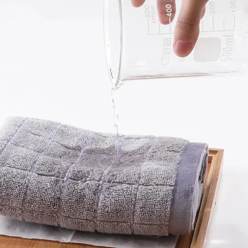 34x75cm Cotton High Quality Couple Adult Brushing Towel Soft Strong Absorbent Yoga Football Sports Household Bath Washcloth