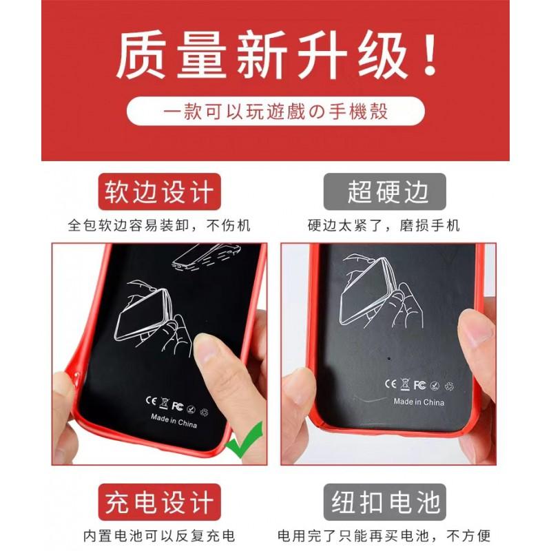 Retro Game Console Phone Case IPhone 12 To 16 Series Full Cover ABS Shell With Color Screen