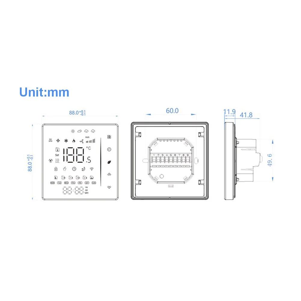 

Smart Thermostat Temperature Controller Weekly Programmable Touch Control Home Improvement Hardware Parts For Home China Mainland