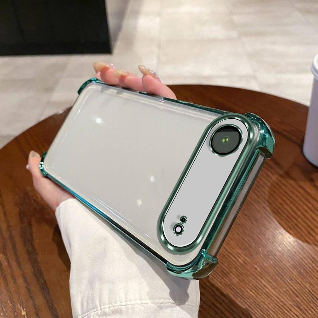 Case for iPhone Air Electroplated Color Border Clear Phone Casing Cover