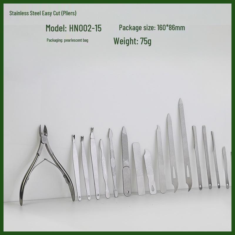 Edelstahl Nagelhautzange D501: Tragbare Zange zum Entfernen von Finger- und Zehennagelhaut sowie Hühneraugen, Nagelkunstwerkzeug.