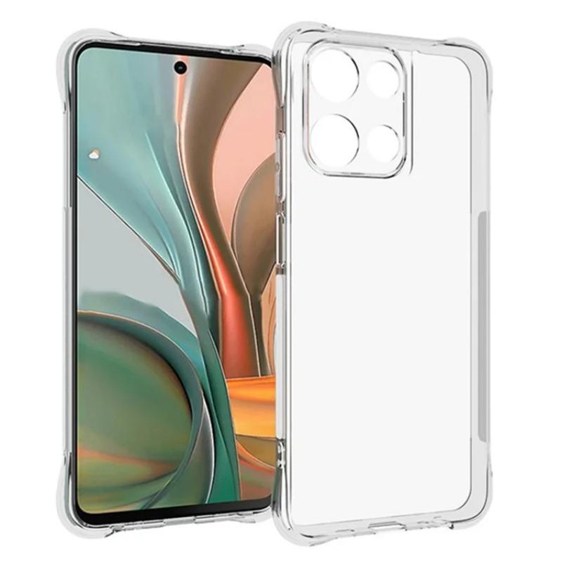 

For Motorola Moto G Play (2025) 4G Clear TPU Case WANLONFENG TM Series 2.0mm Phone Back Cover Transparent