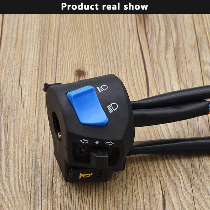 Motorcycle Handlebar Switch Control Waterproof Motorcycle Horn Turn Signal Headlight Control Switch For Motorcycle Motor