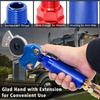 KOOTANS Anodized Aluminum Gladhand Glad Hand Extension Handle Red and for Trucks and Easy Coupling Grips, Set, Blue, Trailers,