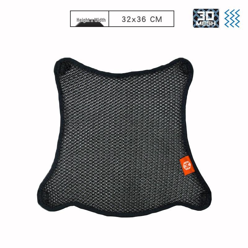 Breathable Motorcycle Seat Cover: Sun Protection & Heat Insulation Mesh Cushion for Cool Summer Comfort
