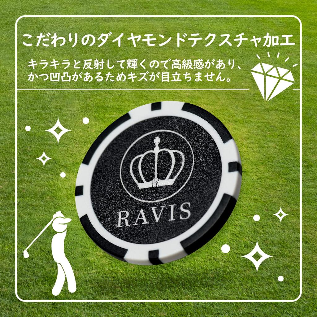 RAVIS Golf Marker Funny Words Chip Marker Magnetic Base Set Hat Clip Type Famous Slogans Perfect for Participation Ground Stylish Prizes reach your