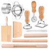 9/11pcs Italian pasta dumpling food making tool set multifunctional and efficient Italian pasta handmade making set