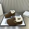 Fleece warm Birkenstock shoes winter new Doudou shoes wear snow cotton shoes