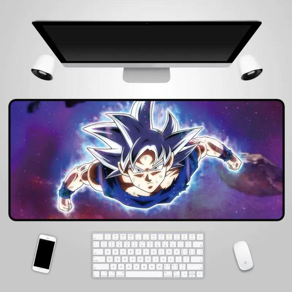 2026 Dragon Ball Leather Mouse Pad Son Goku Printing Pattern Large Size Game Gaming Keyboard Pad Boys Office Animation Non-slip Table Mat