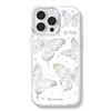Zhitai Transparent Feather Yarn iPhone 12/13/14/15 Case - Large Hole Design