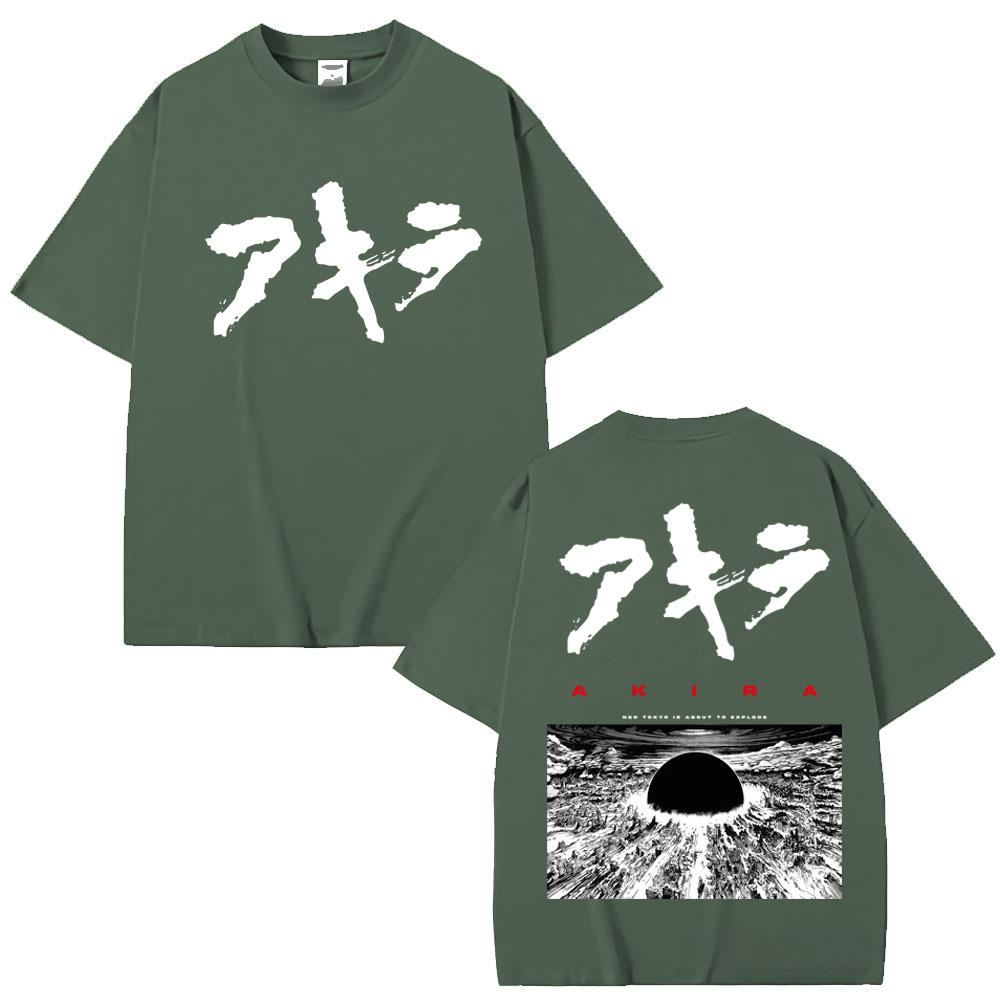 Japanese Anime Akira Tshirt Science Fiction 90s Movie Shotaro Kaneda Harajuku Tshirts Unisex Women Oversized Casual Cotton T Shirt