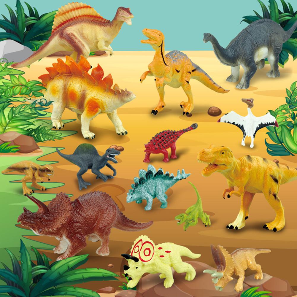 Dinosaur Transport Carrier Truck With Sound & Light Inertial Pull Back Dinosaur Truck Toys With Dino Figures Educational Toy Gifts For Kids