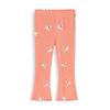 Girls' Spring & Autumn Bell Bottom Knit Pants