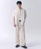 Wide Denim Pants [Cream]